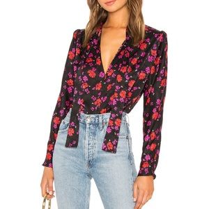 L'Academie The Julia Blouse Size XS